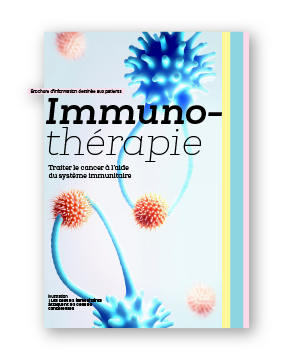 Image représentant une couverture de la brochure sur l'immunothérapie